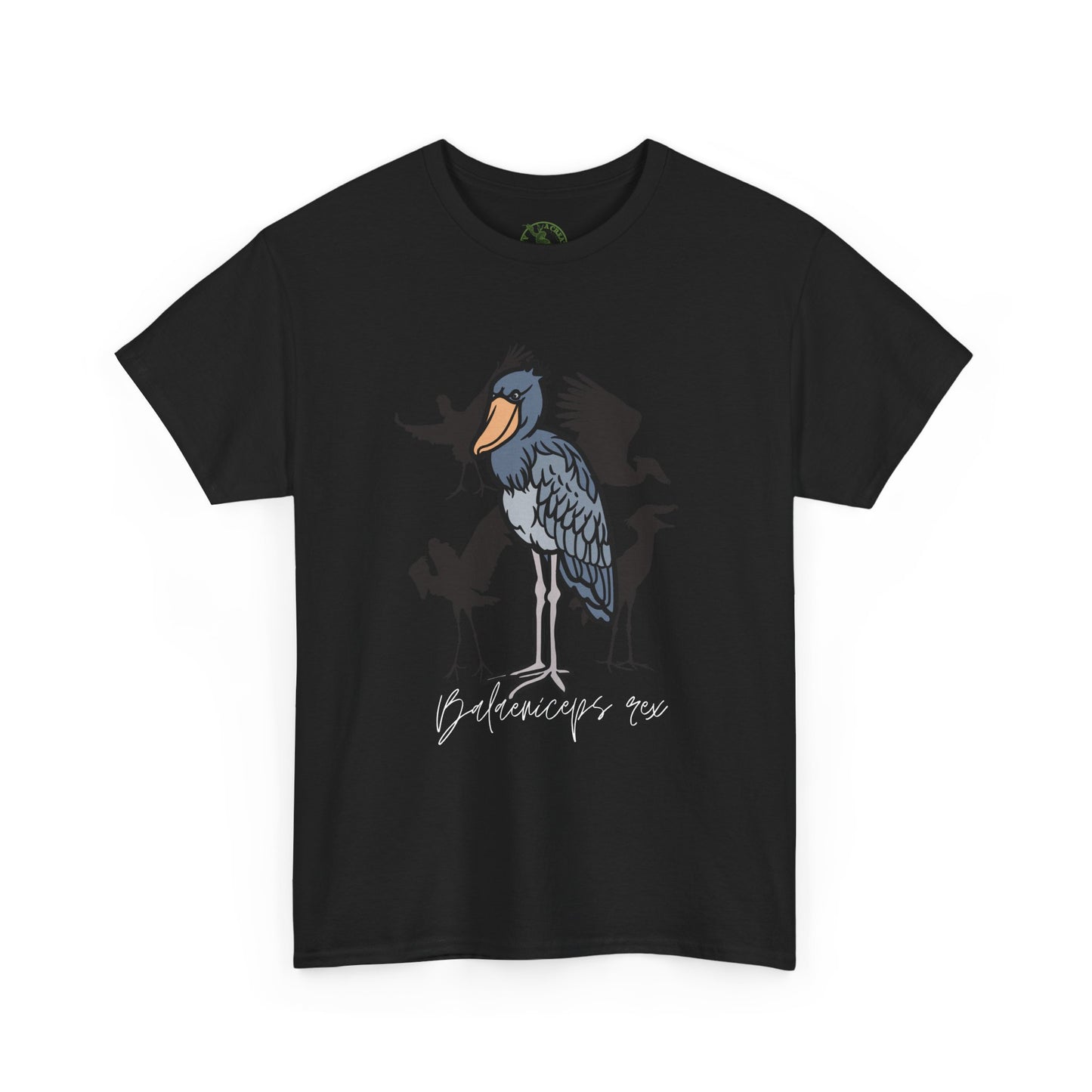 Shoebill Stork Unisex Heavy Cotton Tee - Bold Heron Design