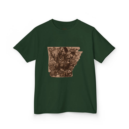 Arkansas Wildlife Kids Heavy Cotton™ Tee - Fun Nature Design