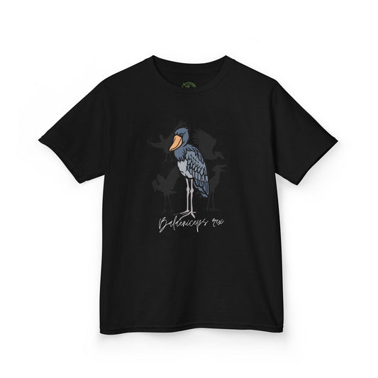 Kids Shoebill Stork Heavy Cotton T-Shirt