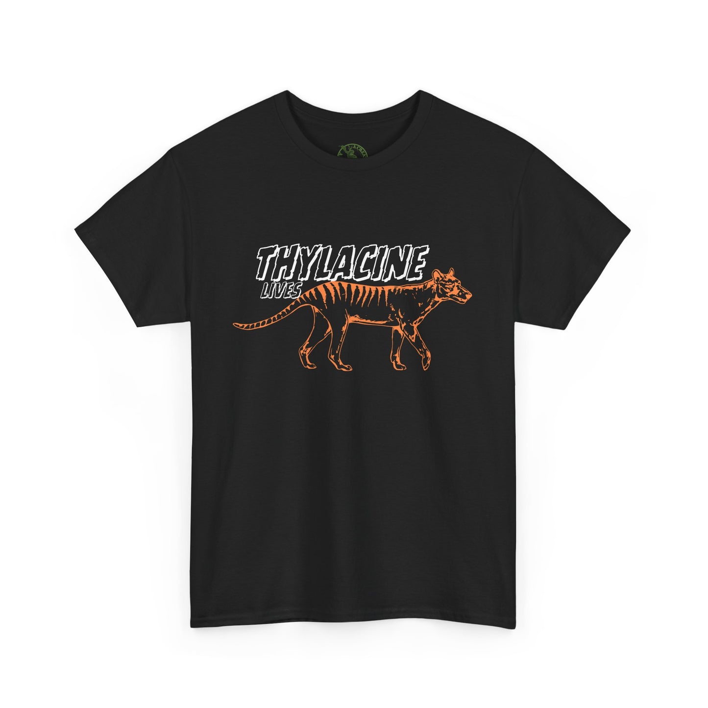 Thylacine Lives Unisex Heavy Cotton Tee - Vintage Animal Graphic Shirt