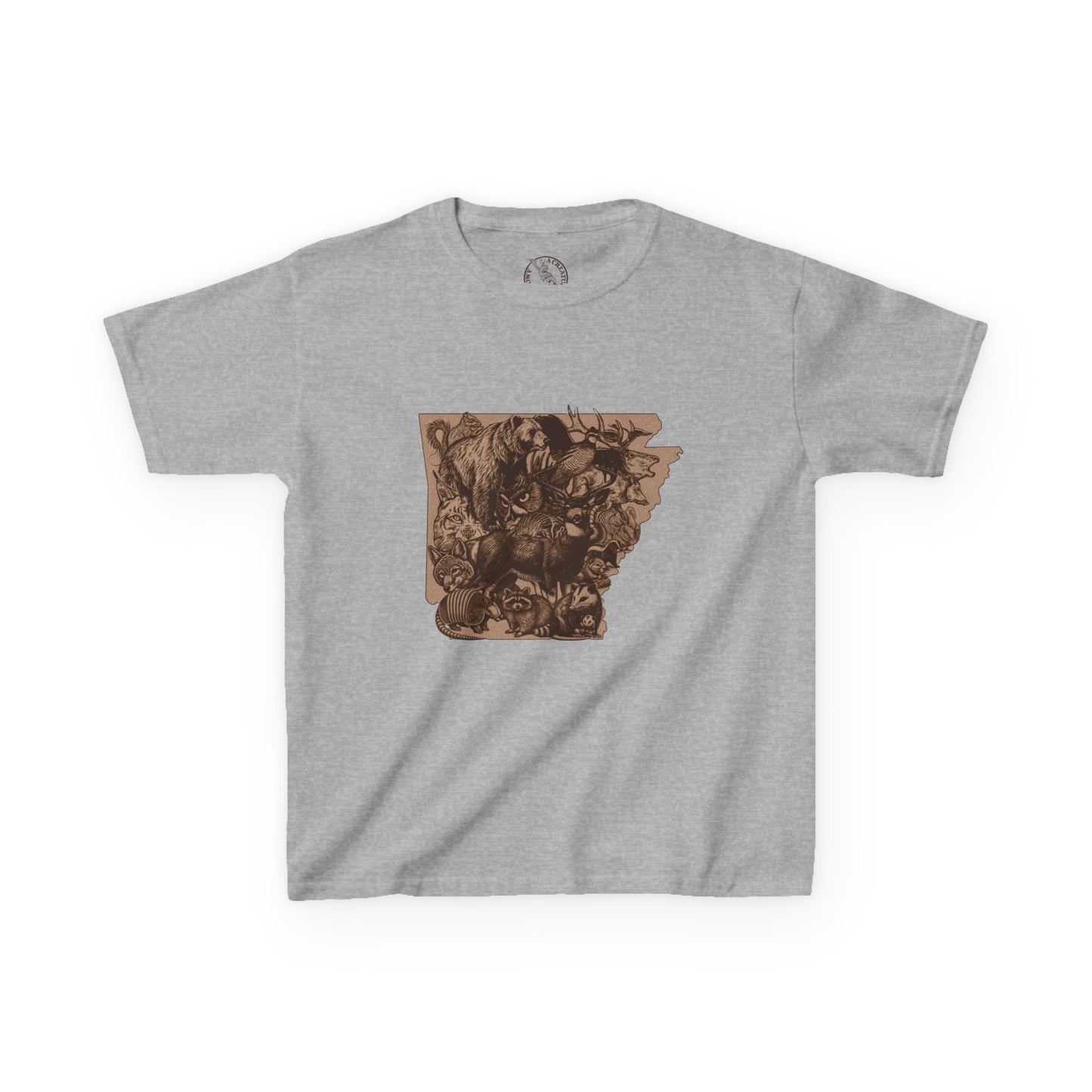 Arkansas Wildlife Kids Heavy Cotton™ Tee - Fun Nature Design