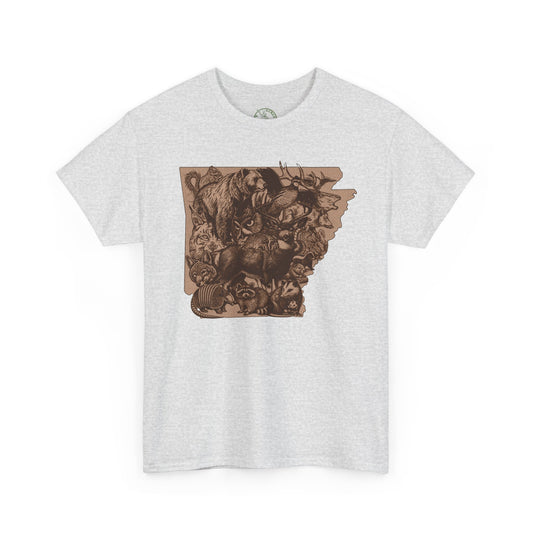 Arkansas Wildlife Unisex Heavy Cotton Tee